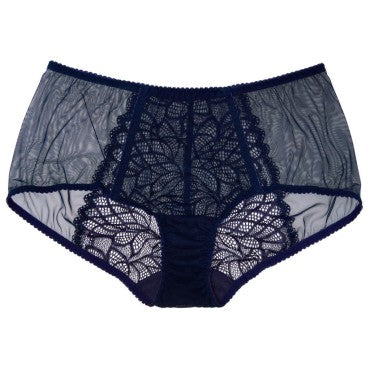 Viola Sky Miss Loulou høj talje trusse shorts navy blue Blå 3