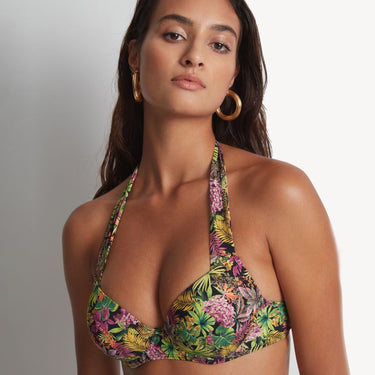 Aubade Exotic Fever bikinitop vatteret push-up deep forest Grøn 2