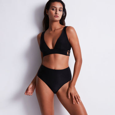 Aubade Summer Glow bikinitop trekant black sand Sort 1