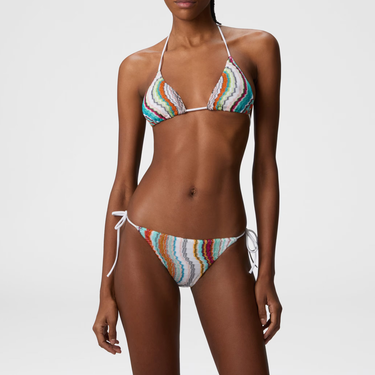 Missoni bikini set lamé woven