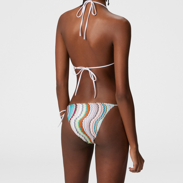 Missoni bikini set lamé woven