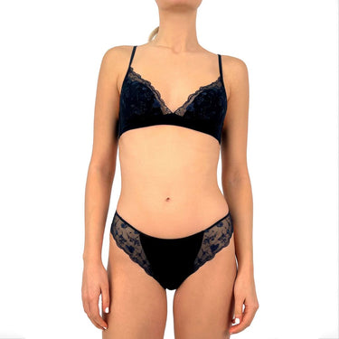 La Perla Midnight Botanica bh uden bøjle trekants bh onyx Grå 2