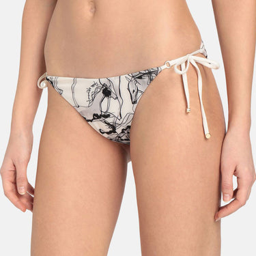 Stella McCartney Horse Print bikinitrusse bindebånd natural/grey Grå 3