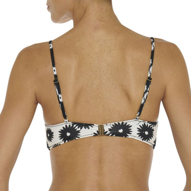 Stella McCartney Floral bikinitop trekant cream/black Beige 1