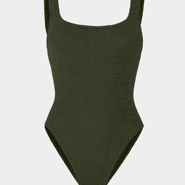 Square neck badedragt