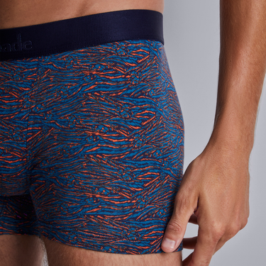 Aubade AubadeMen boxer herre-shorts 2 stk blue tiger Blå 2